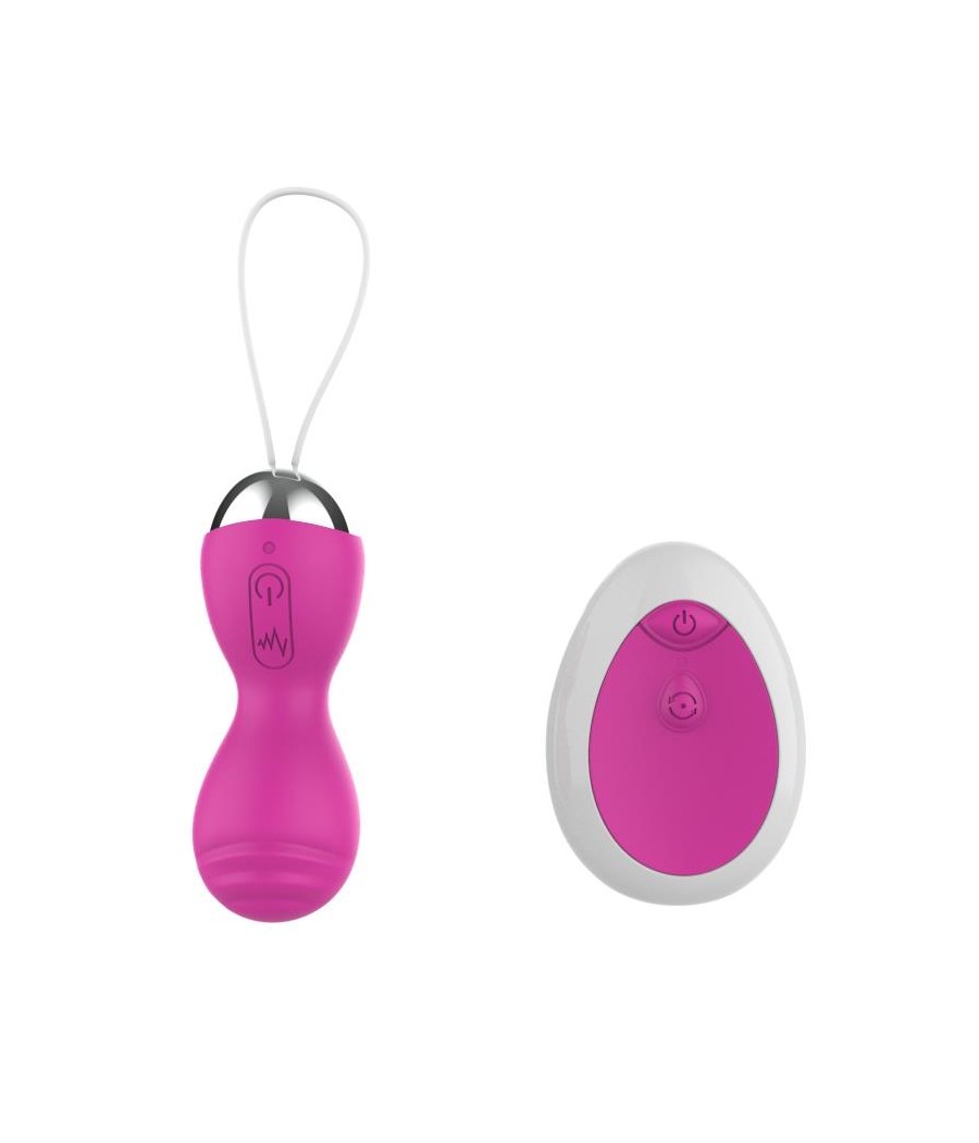 Huevo Vibrador con Control Remoto USB Rosa