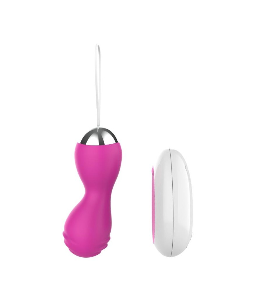 Huevo Vibrador con Control Remoto USB Rosa