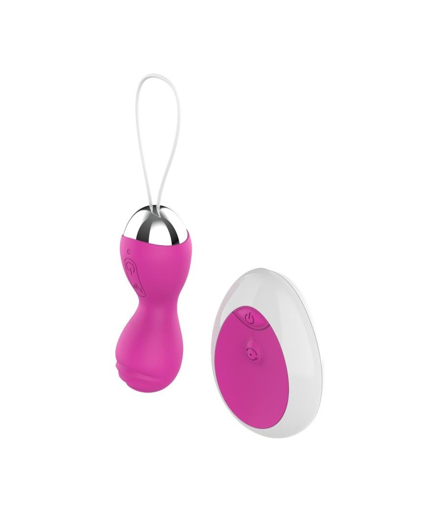 Huevo Vibrador con Control Remoto USB Rosa