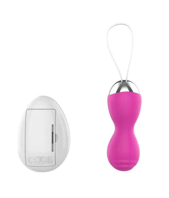 Huevo Vibrador con Control Remoto USB Rosa