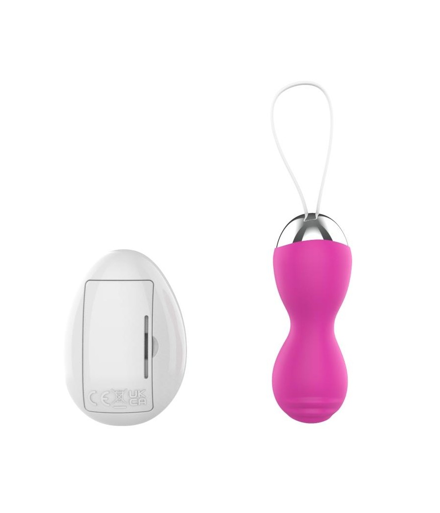 Huevo Vibrador con Control Remoto USB Rosa