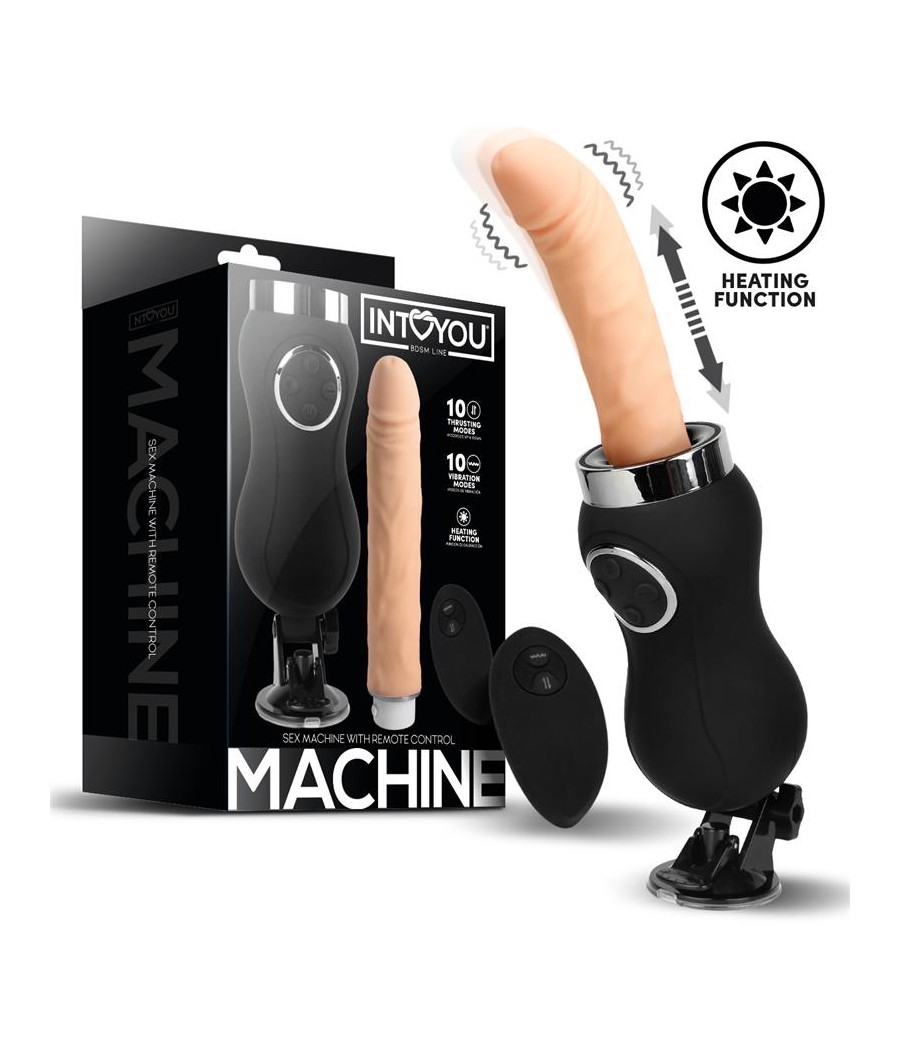 Sex Machine Vibracion Thrusting y Calor Control Remoto USB