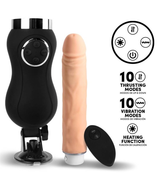 Sex Machine Vibracion Thrusting y Calor Control Remoto USB