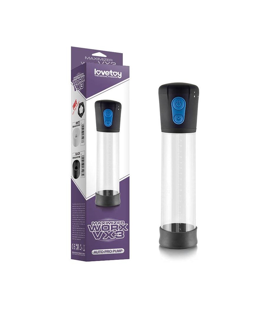 Bomba para el Pene Automatica Maximizer Worx VX3