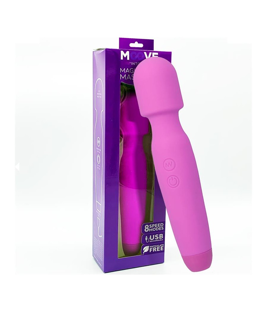 Magic Wand Masajeador Silicona Purpura