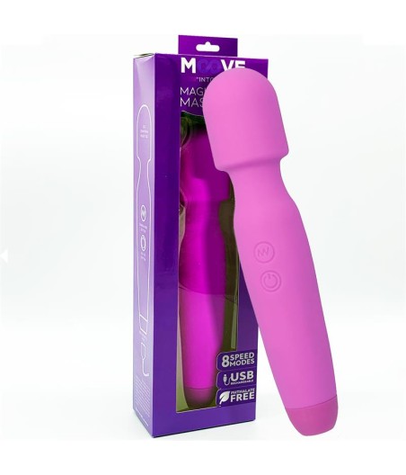 Magic Wand Masajeador Silicona Purpura