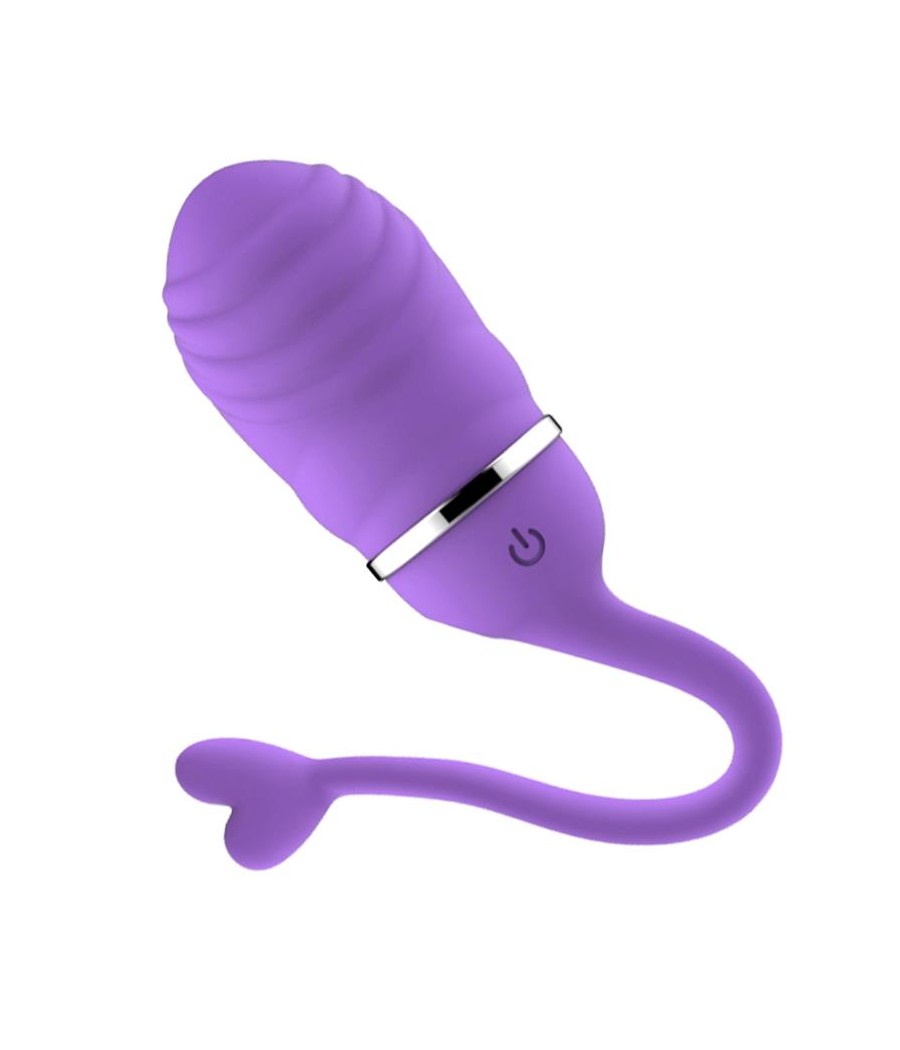 Huevo Vibrador Control Remoto Odise USB Silicona Purpura