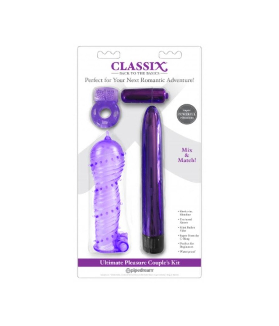 Kit para Parejas Ultimate Pleasure Purpura