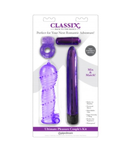 Kit para Parejas Ultimate Pleasure Purpura