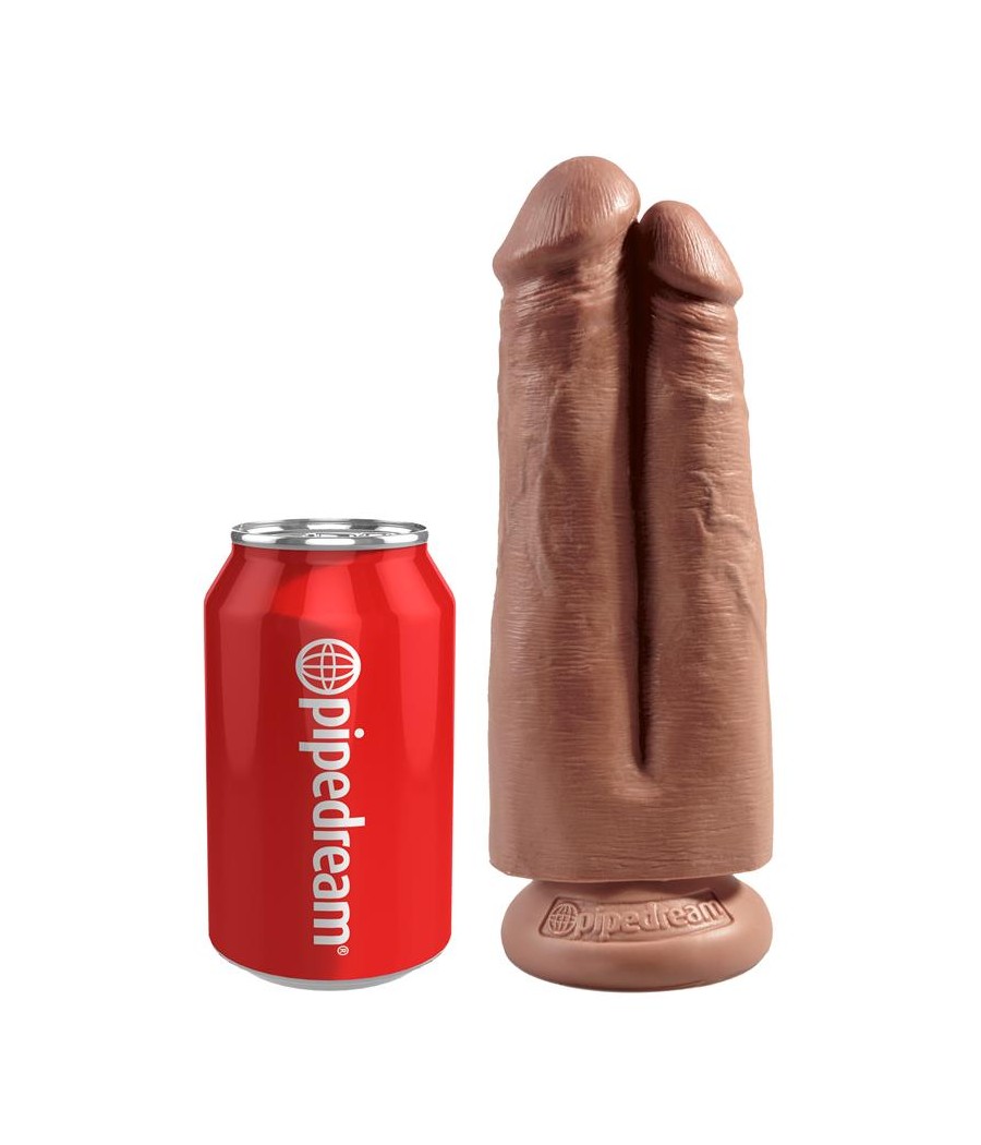 Arnes con Dildo Doble 7 Bronceado