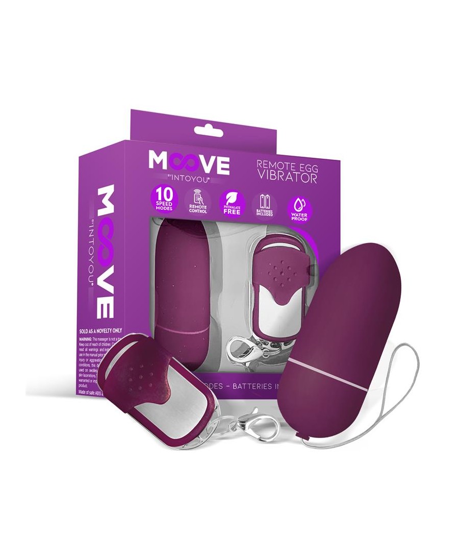 Huevo Vibrador con Control Remoto Dark Purple