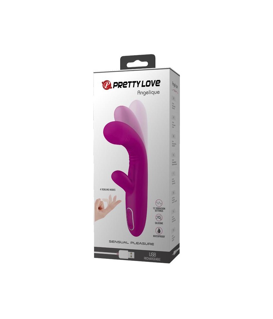 Angelique Vibrador con Movimiento Finger USB