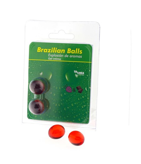 Set 2 Brazilian Balls Aroma Fresa y Chocolate