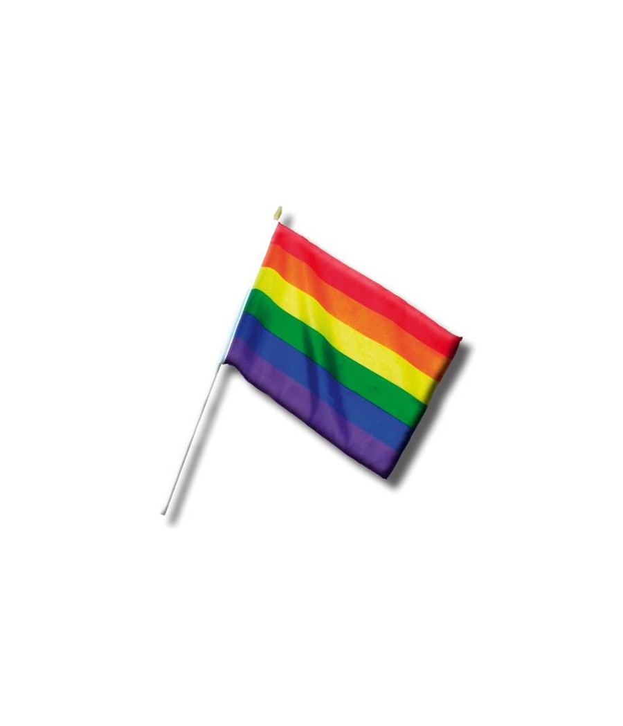 Banderin Pequeno con Bandera LGBT 30 cm