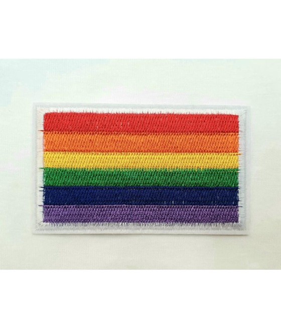 Parche Rectangular Bandera LGBT