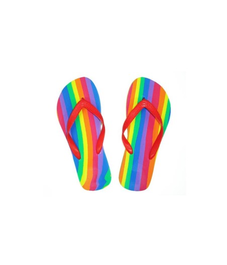 Chanclas con Bandera LGBT+ Talla 42-43