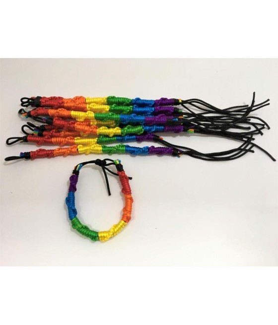 Pulsera Trenza con Bandera LGBT