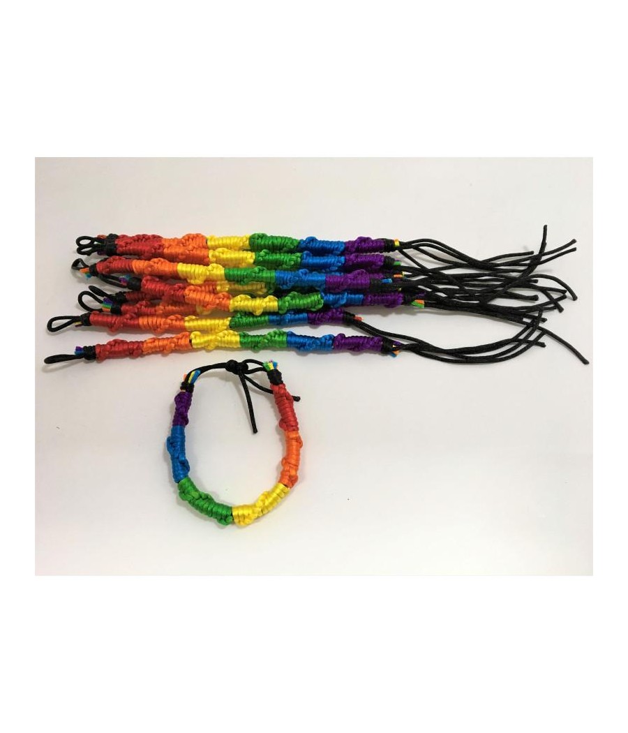 Pulsera Trenza con Bandera LGBT