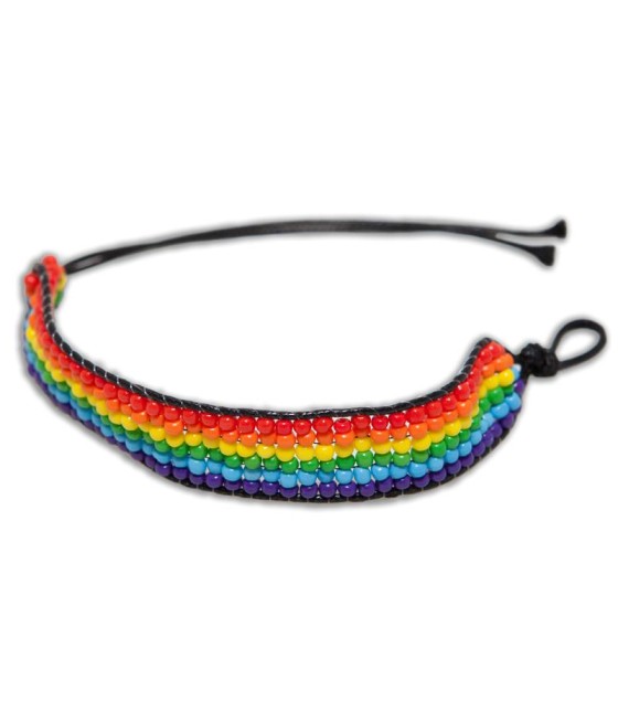 Pulsera de Bolitas Bandera LGBT+