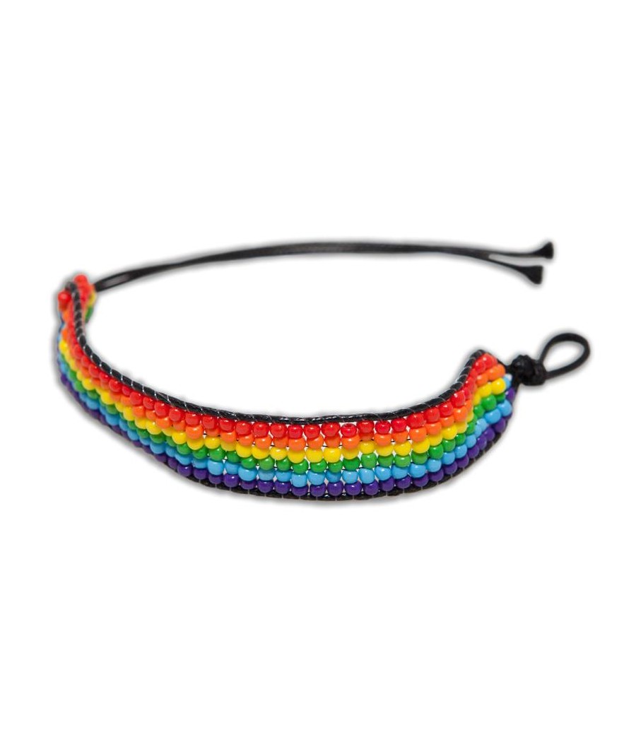 Pulsera de Bolitas Bandera LGBT