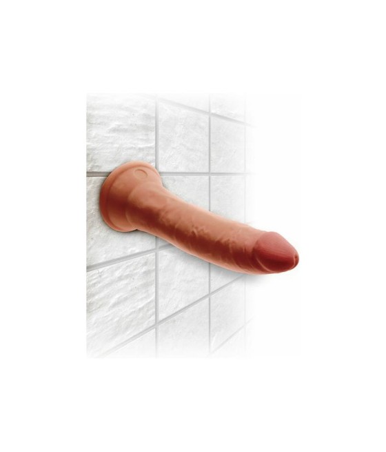 Dildo Triple Densidad 7 Caramelo