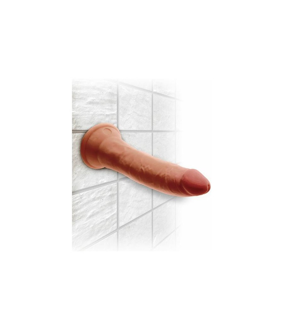 Dildo Triple Densidad 7 Caramelo