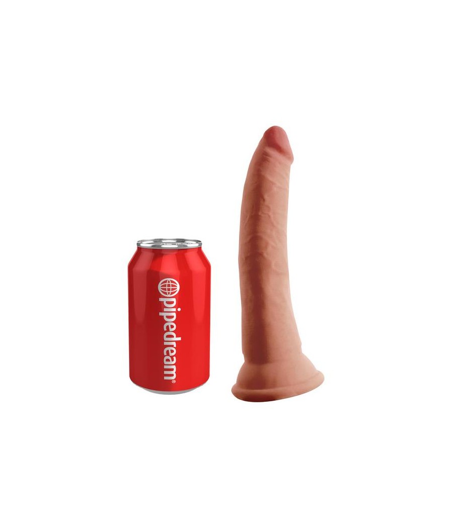 Dildo Triple Densidad 7 Caramelo