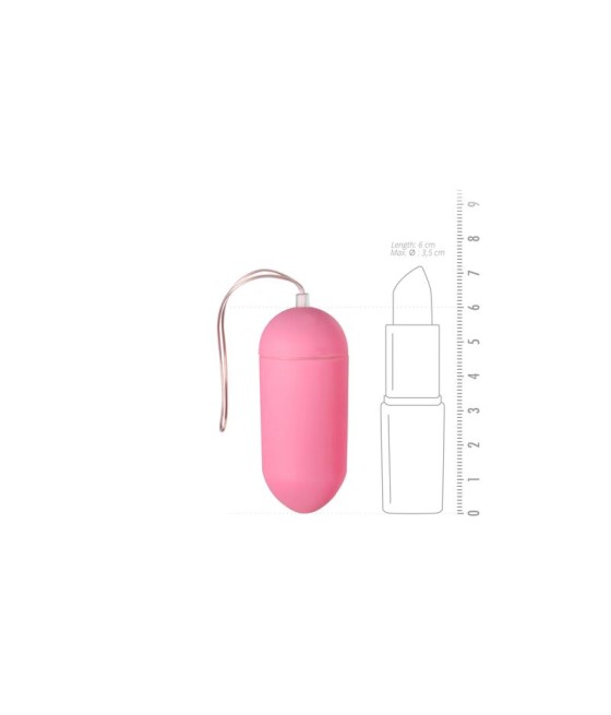 Huevo Vibrador Control Remoto 10 Funciones Rosa