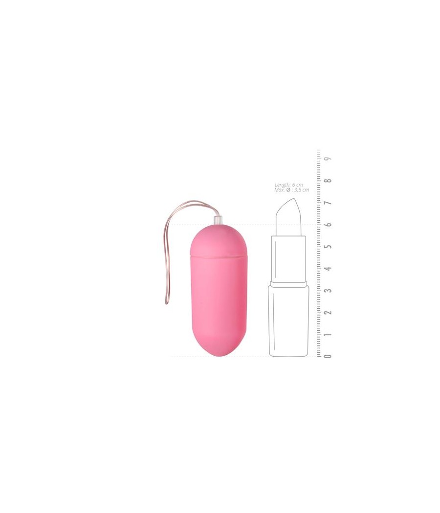 Huevo Vibrador Control Remoto 10 Funciones Rosa