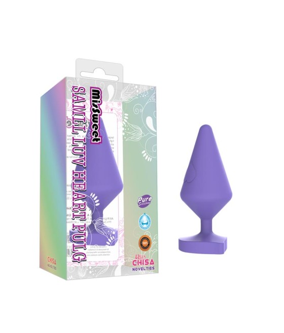 Plug Anal Luv Heart Large Purpura