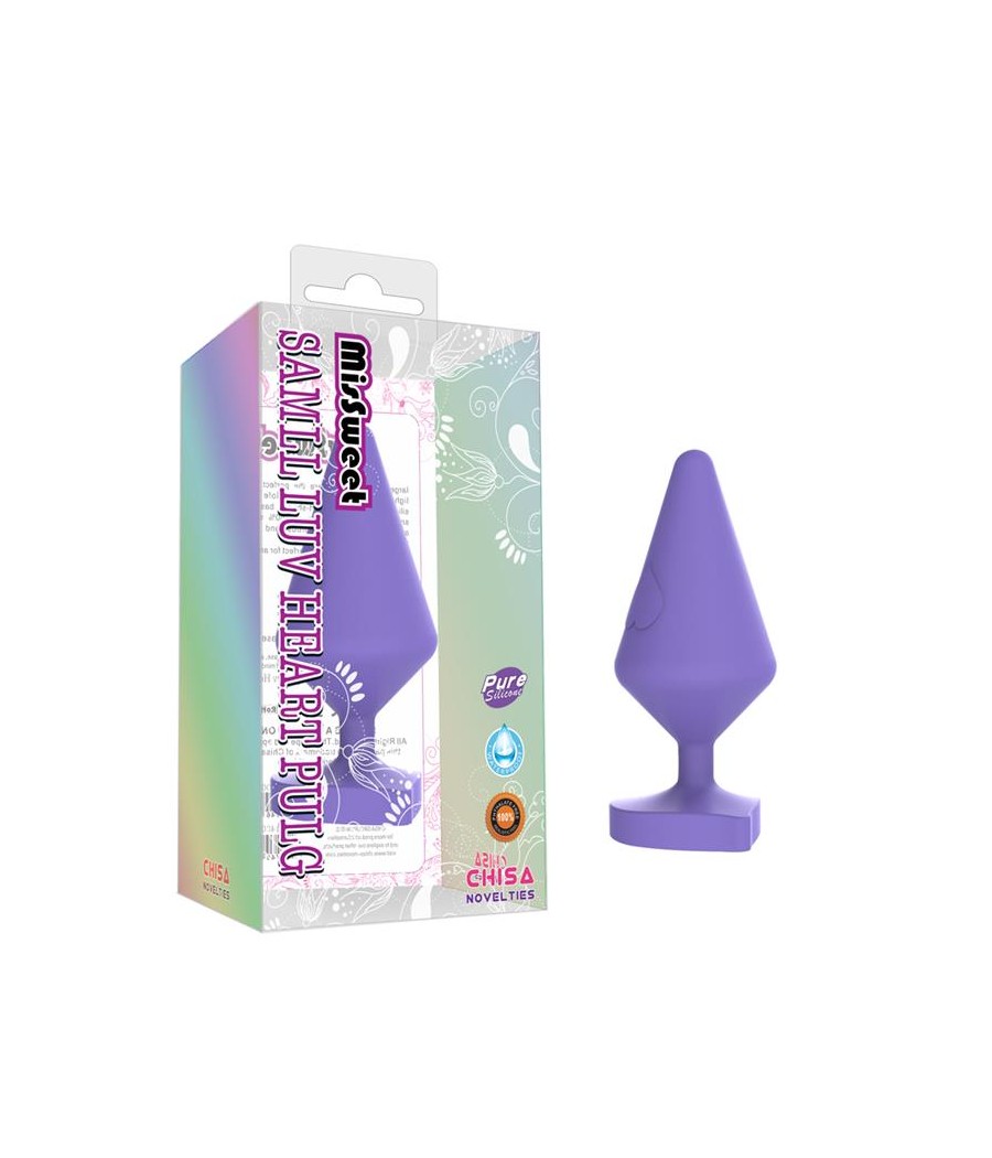 Plug Anal Luv Heart Large Purpura