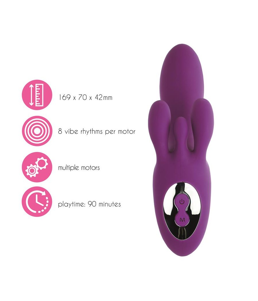 Trivibe G Spot Vibrador Triple Estimulacion