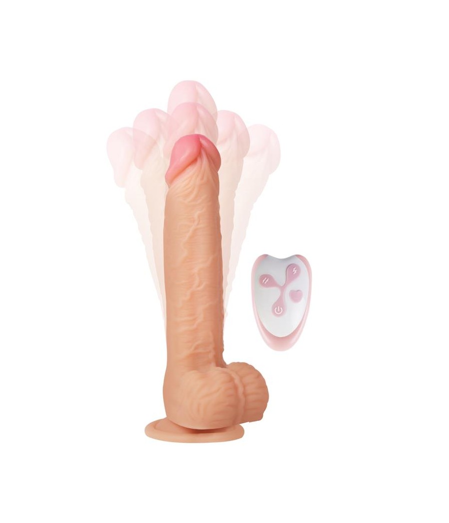 Cesur 30 Dildo Realista Vibracion Movimiento Ondulante 360º y Telescopico Control Remoto USB