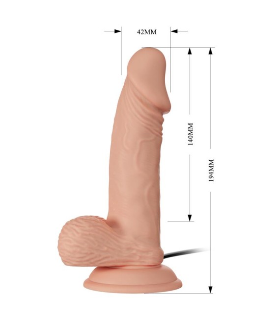 Vibrador Realista 76 Control Remoto