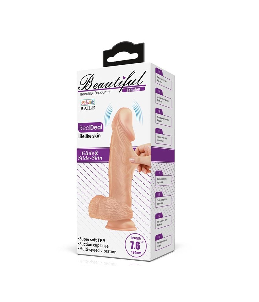 Vibrador Realista 76 Control Remoto