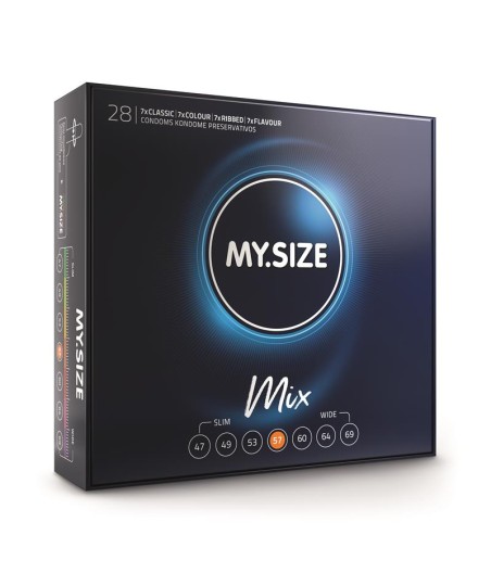 My Size Mix Talla 57 Caja de 28 Uds