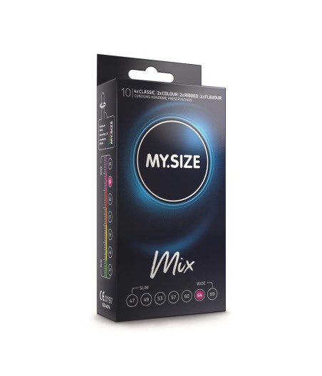 My Size Mix Talla 64 Caja de 10 Uds