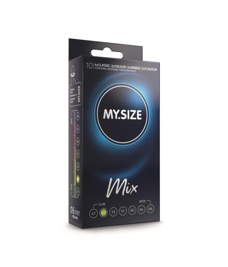 My Size Mix Talla 49 Caja de 10 Uds