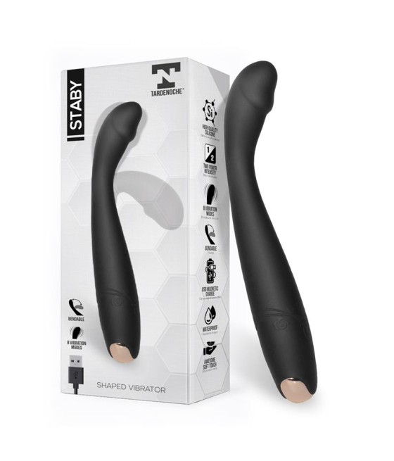 Staby Vibrador Silicona Flexible Bendable