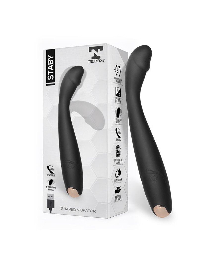 Staby Vibrador Silicona Flexible Bendable