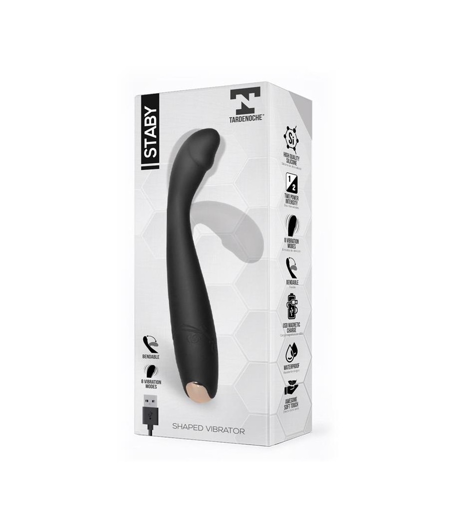 Staby Vibrador Silicona Flexible Bendable