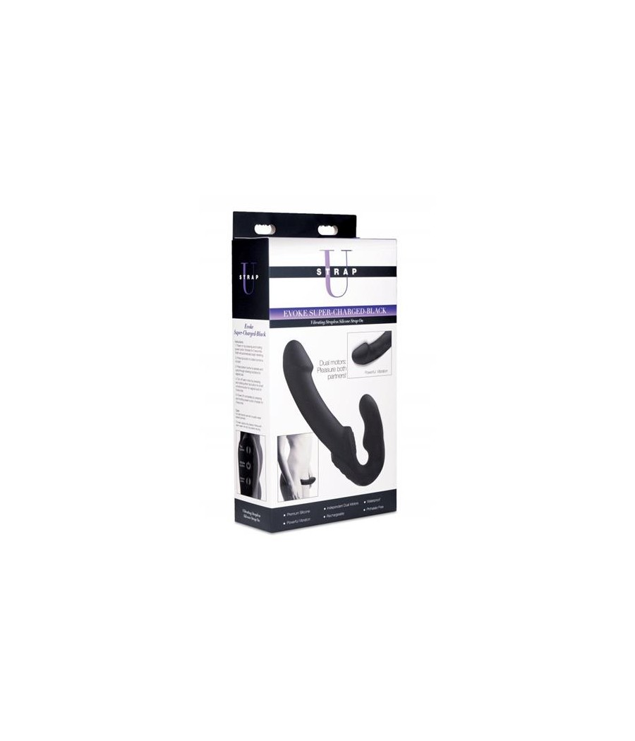 Evoke Vibrador Doble Negro