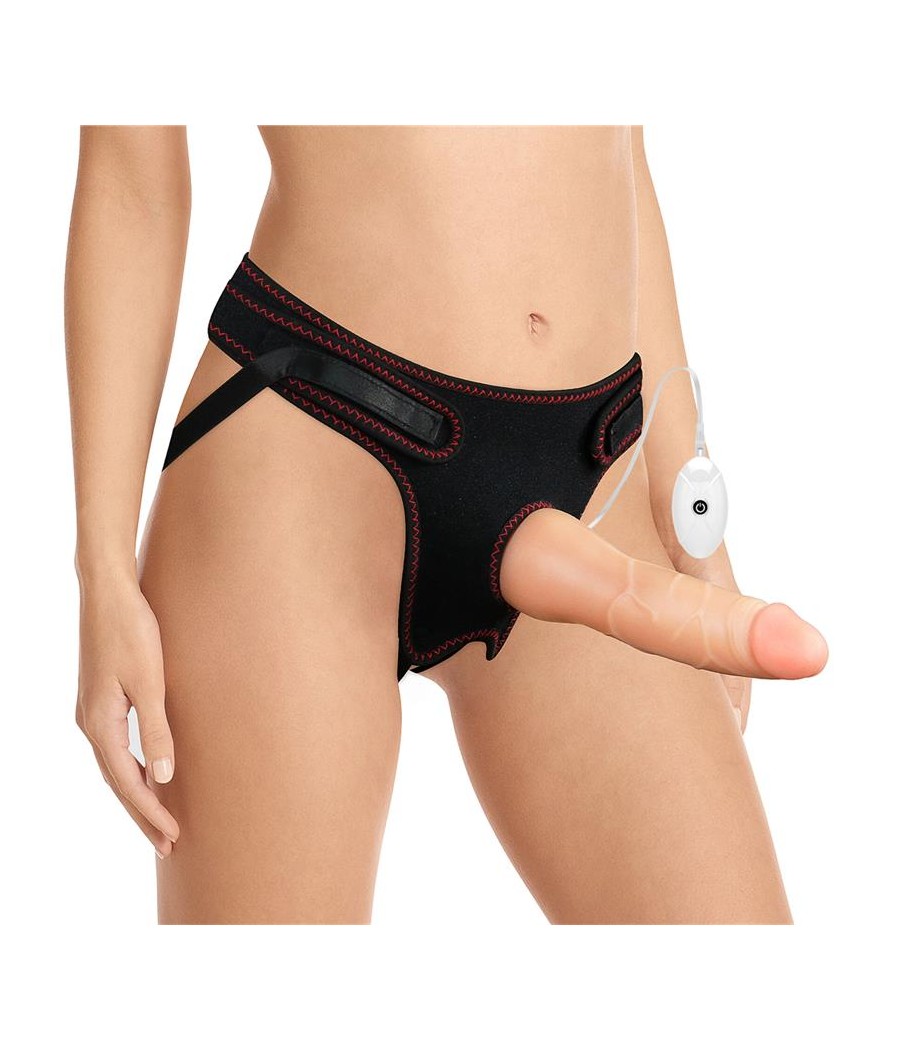 Arnes con Dildo con Vibracion y Control Remoto 75