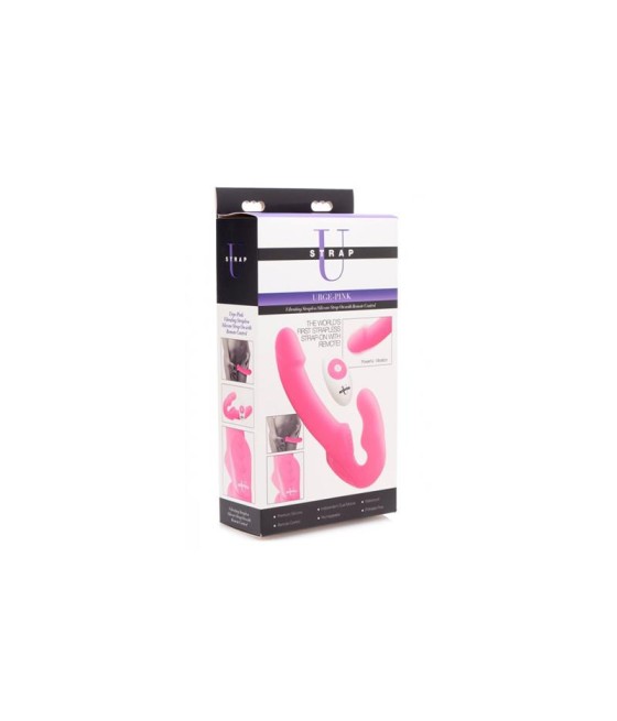 Urge Vibrador Doble Control Remoto Rosa