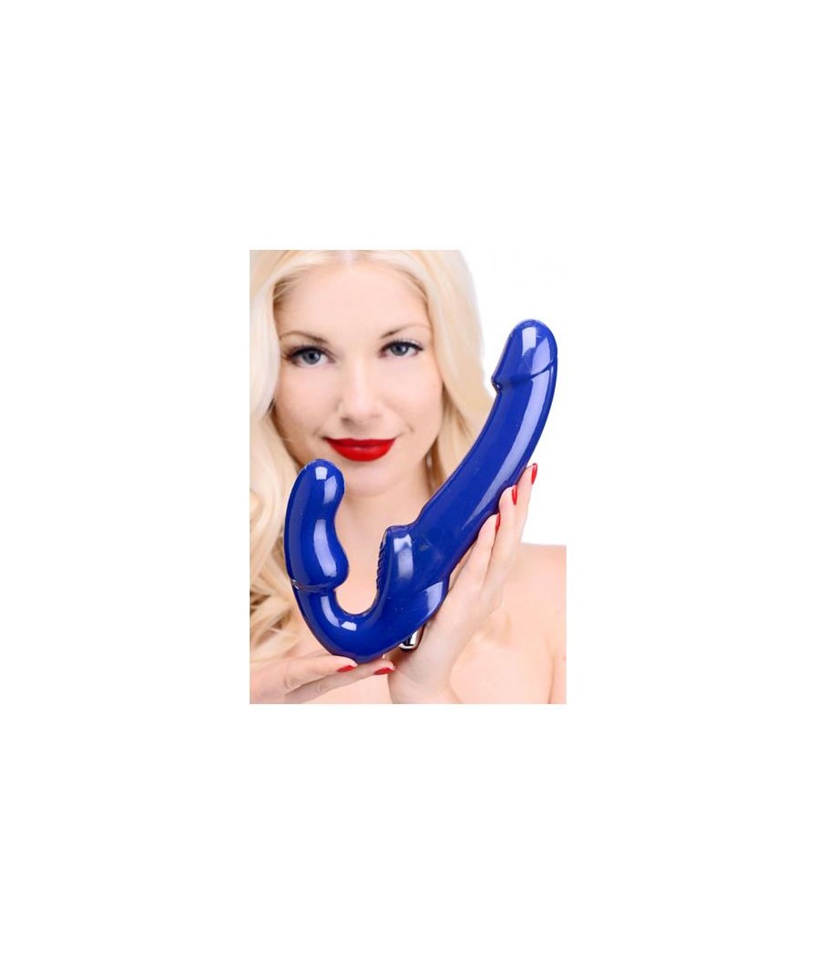 Revolver II Vibrador Doble Azul