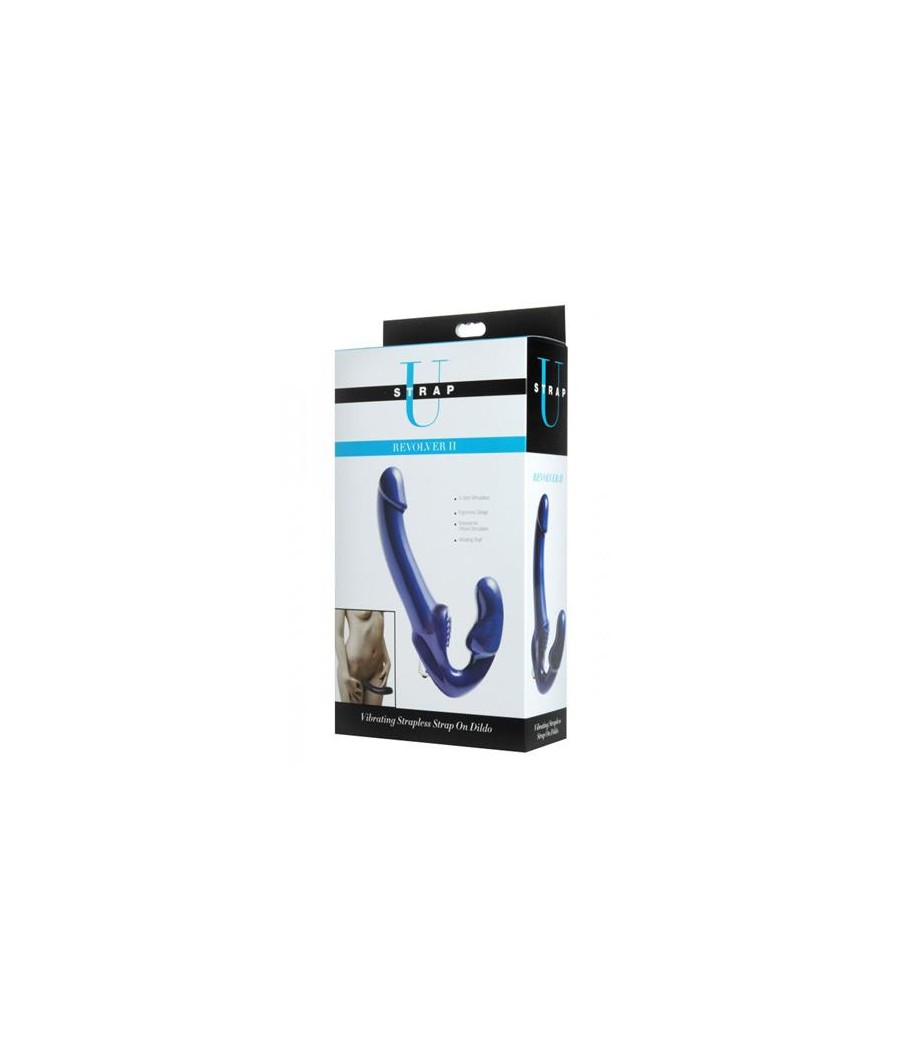 Revolver II Vibrador Doble Azul