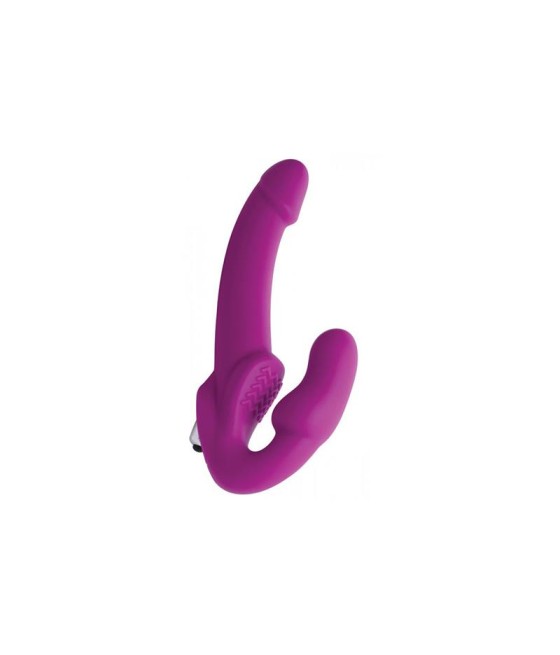 Evoke Vibrador Doble Sin Arnés Purpura