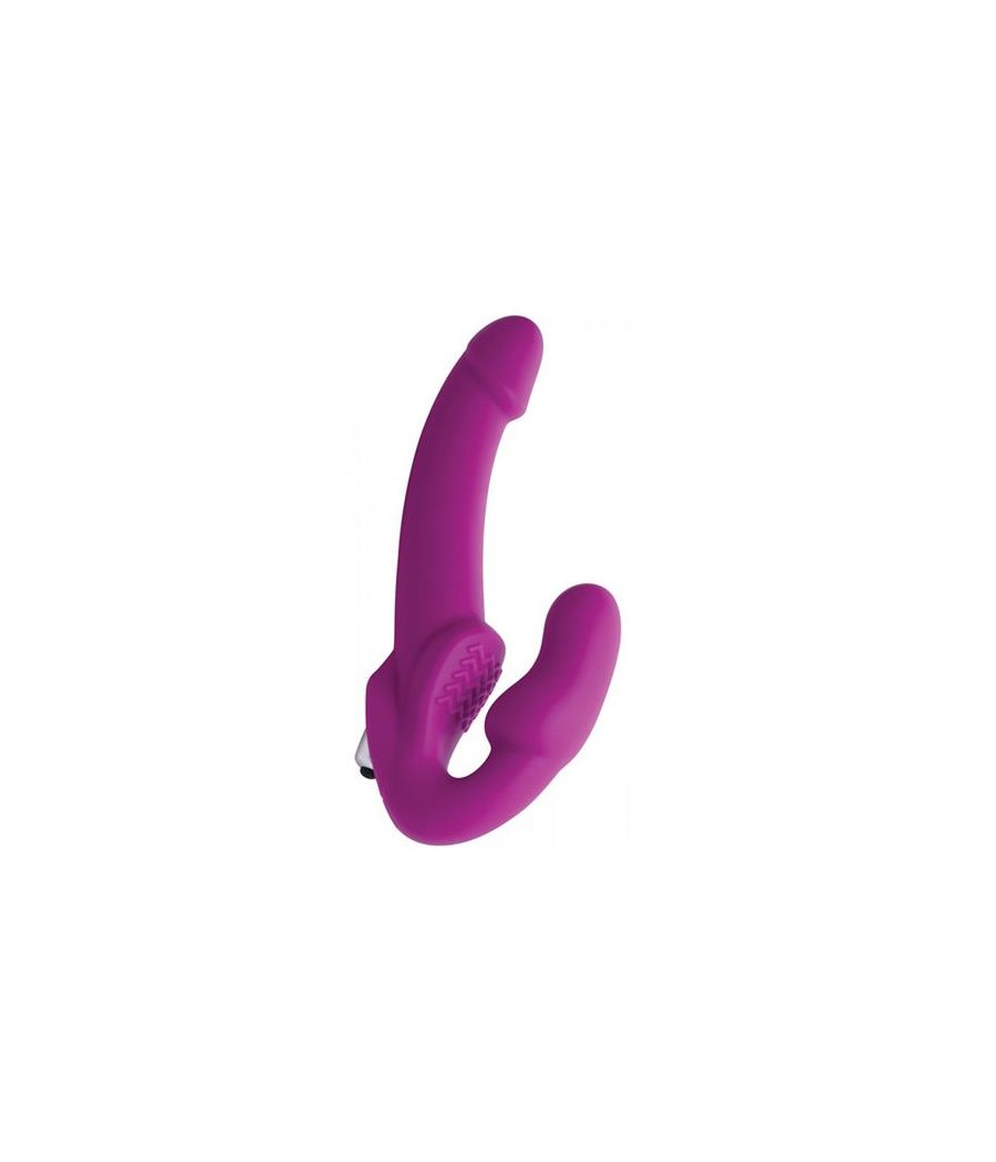 Evoke Vibrador Doble Sin Arnes Purpura