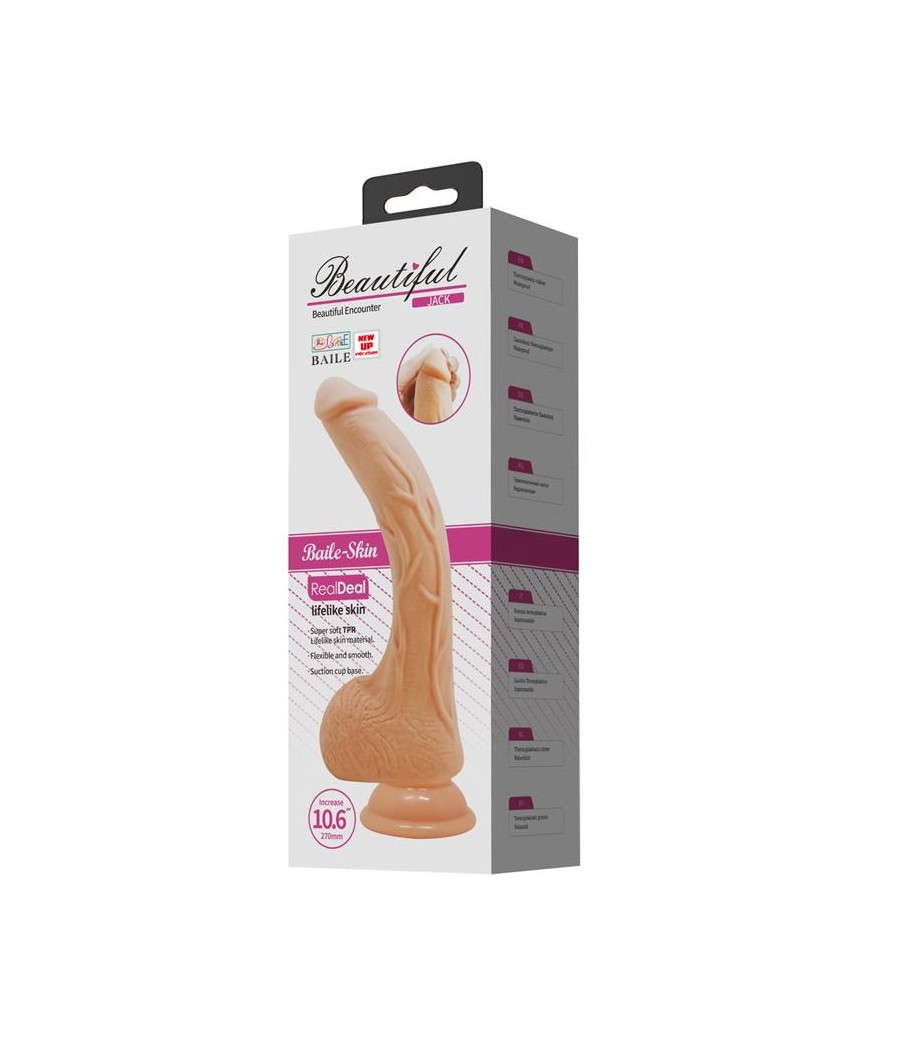 Baile Dildo con Ventosa y Vibracion