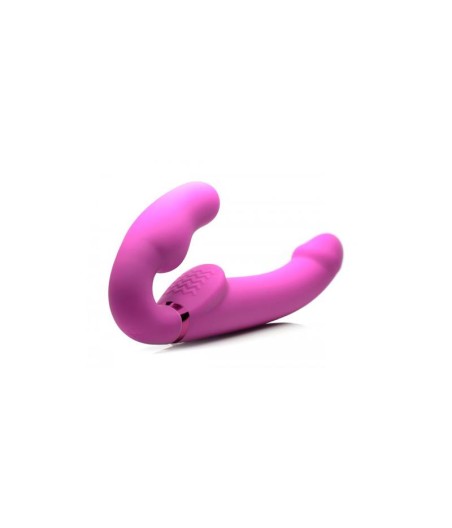 Inflatable Vibrador Doble Funcion Inflable Control Remoto Rosa